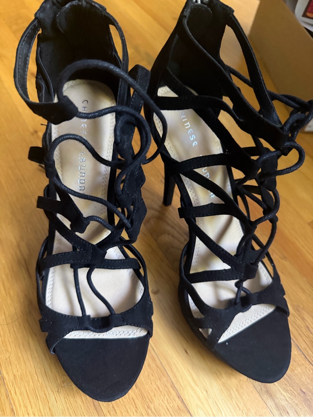 Chinese Laundry Strappy Lace-Up Women's Heels
